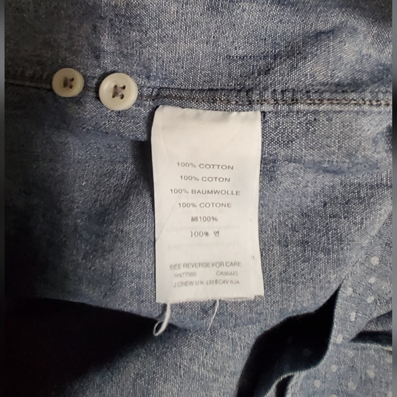 J Crew Button Down Shirt - Slim M - Picture 4 of 5